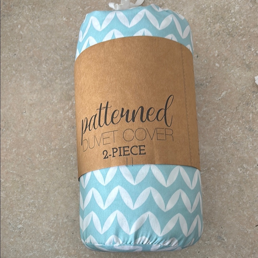 Patterned Duvet Cover 2-Piece Set